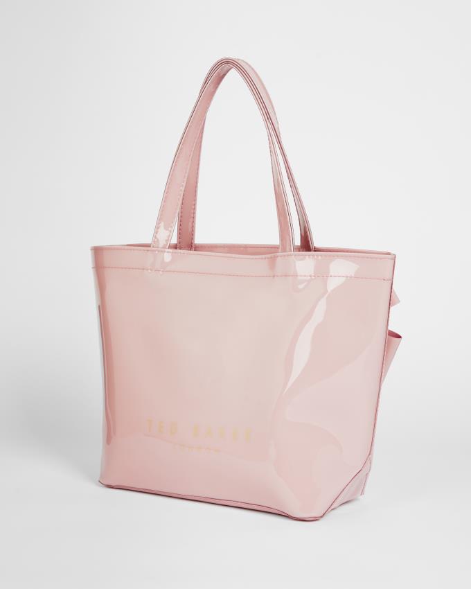 Sac a Main Ted Baker Small Icon With Knot Bow Rose Femme | QDG-42049696